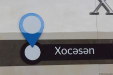 Yeni istifadəyə verilən Xocəsən stansiyasından FOTOREPORTAJ