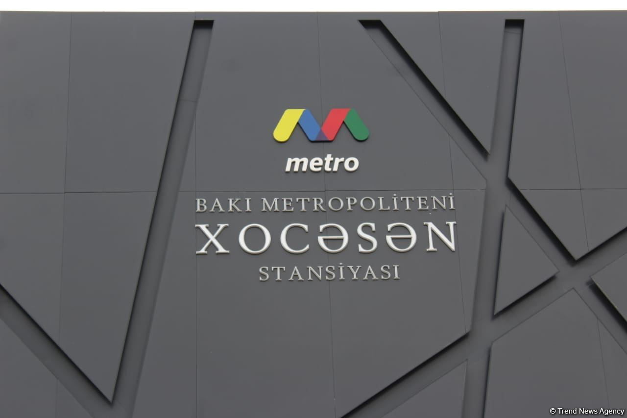 Yeni istifadəyə verilən Xocəsən stansiyasından FOTOREPORTAJ