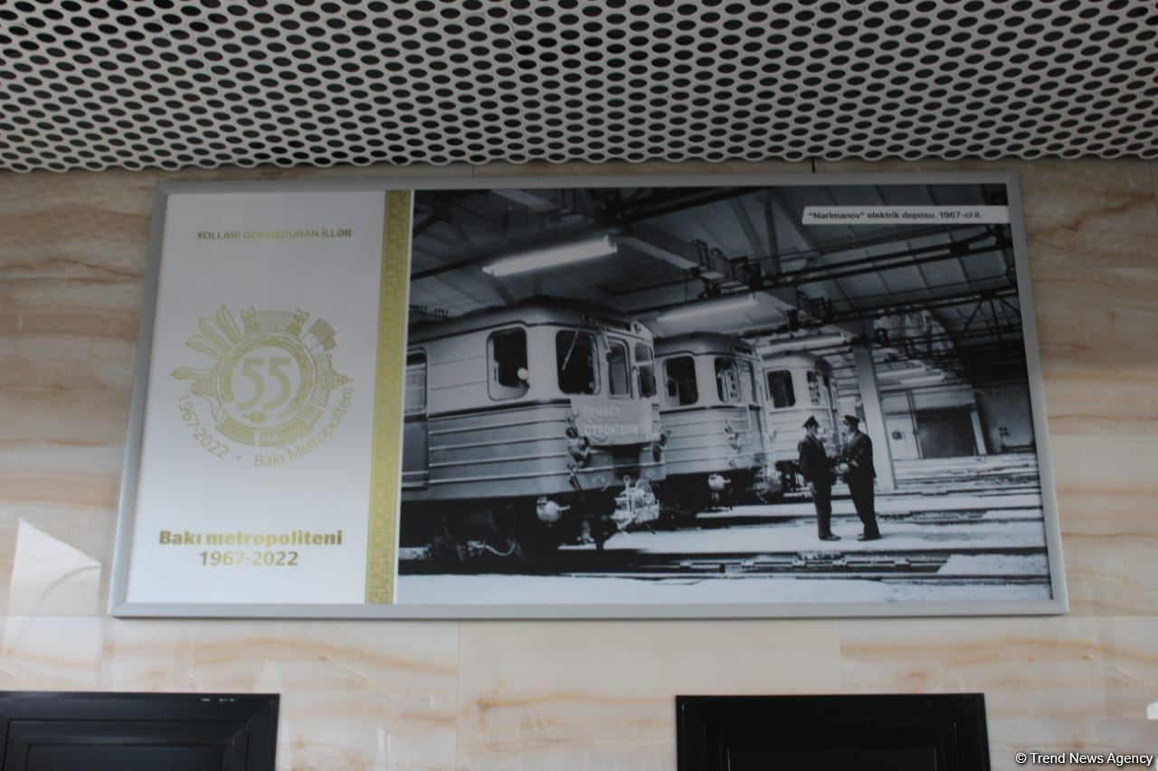 Yeni istifadəyə verilən Xocəsən stansiyasından FOTOREPORTAJ