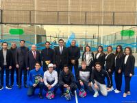 Su İdman Sarayında padel-tennis kortunun açılışı olub (FOTO)