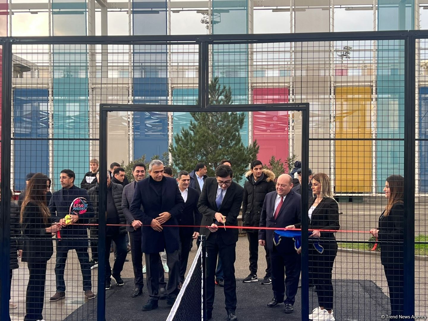 Su İdman Sarayında padel-tennis kortunun açılışı olub (FOTO)