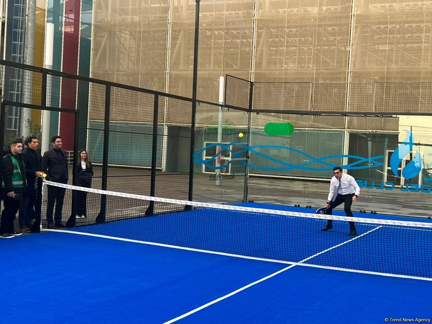 Su İdman Sarayında padel-tennis kortunun açılışı olub (FOTO)
