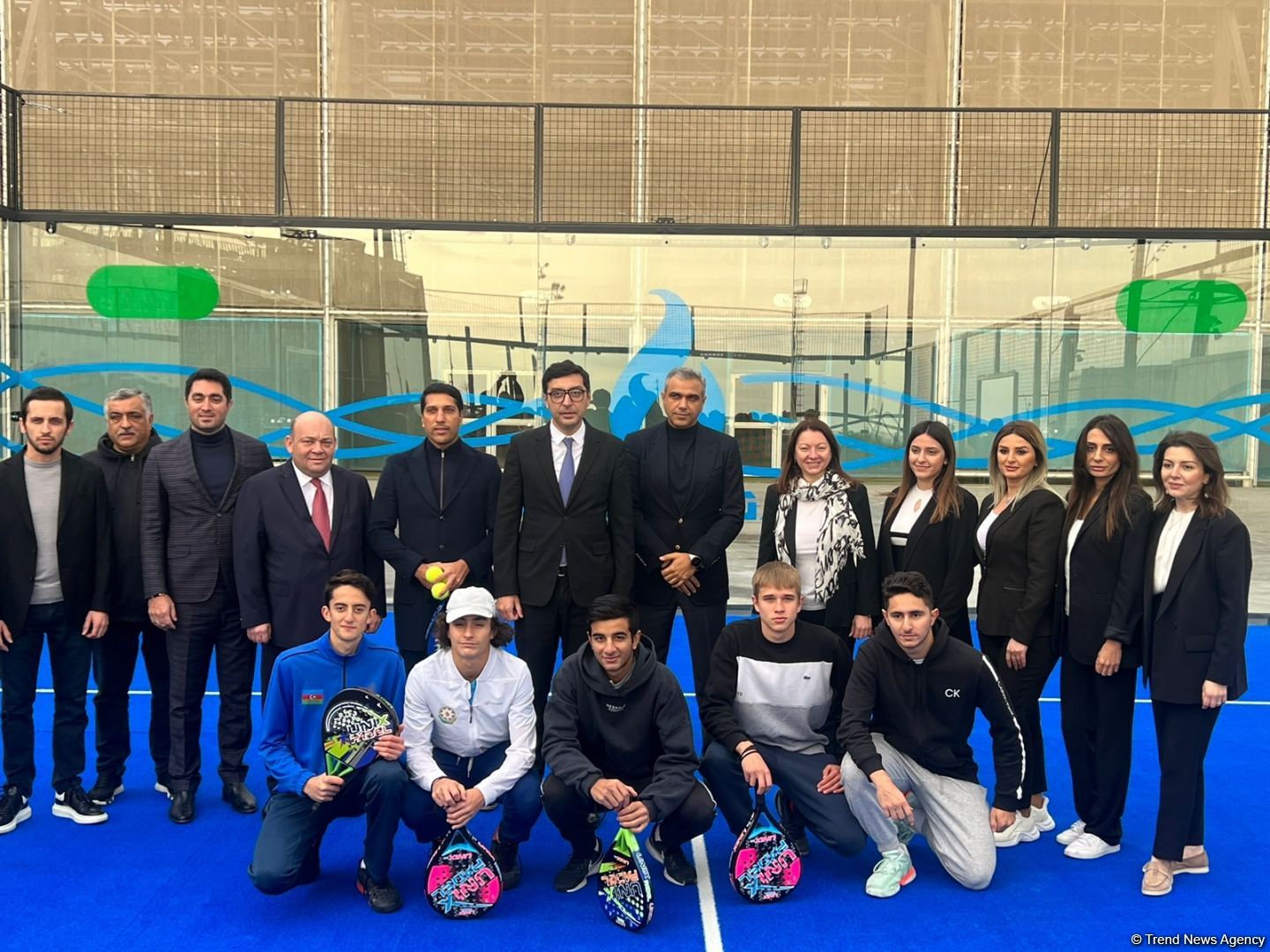Su İdman Sarayında padel-tennis kortunun açılışı olub (FOTO)