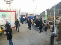 Laçın yolunda etiraz aksiyası davam edir (FOTO)