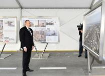 Prezident İlham Əliyev Bakı Ağ Şəhərdə görülən işlərlə tanış olub, Qarabağ Atları Kompleksinin təməlini qoyub (FOTO/VİDEO) (YENİLƏNİB)