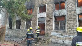 Bərdədə qocalar evində yanğın baş verib (FOTO)