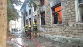Bərdədə qocalar evində yanğın baş verib (FOTO)