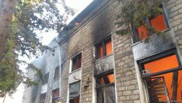 Bərdədə qocalar evində yanğın baş verib (FOTO)