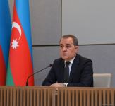 Ceyhun Bayramov mətbuat konfransı keçirib (FOTO/VİDEO) (ƏLAVƏ OLUNUB)