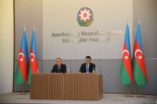 Ceyhun Bayramov mətbuat konfransı keçirib (FOTO/VİDEO) (ƏLAVƏ OLUNUB)