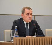 Ceyhun Bayramov mətbuat konfransı keçirib (FOTO/VİDEO) (ƏLAVƏ OLUNUB)