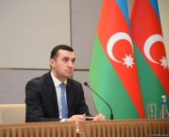 Ceyhun Bayramov mətbuat konfransı keçirib (FOTO/VİDEO) (ƏLAVƏ OLUNUB)