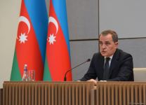 Ceyhun Bayramov mətbuat konfransı keçirib (FOTO/VİDEO) (ƏLAVƏ OLUNUB)
