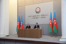 Ceyhun Bayramov mətbuat konfransı keçirib (FOTO/VİDEO) (ƏLAVƏ OLUNUB)