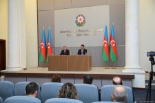Ceyhun Bayramov mətbuat konfransı keçirib (FOTO/VİDEO) (ƏLAVƏ OLUNUB)