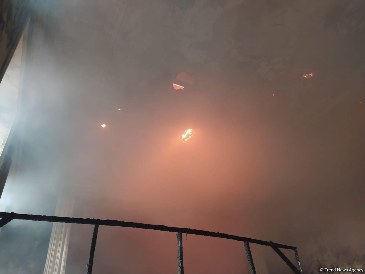 Bərdədə qocalar evində yanğın baş verib (FOTO)