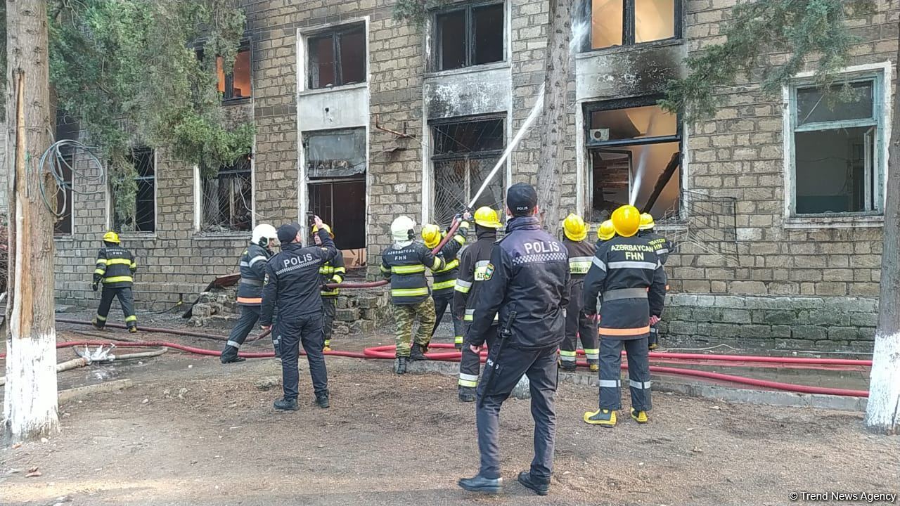 Bərdədə qocalar evində yanğın baş verib (FOTO)
