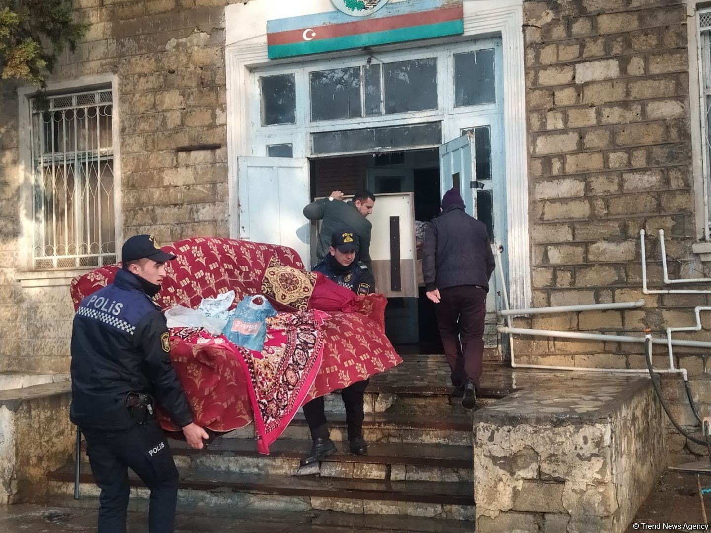 Bərdədə qocalar evində yanğın baş verib (FOTO)