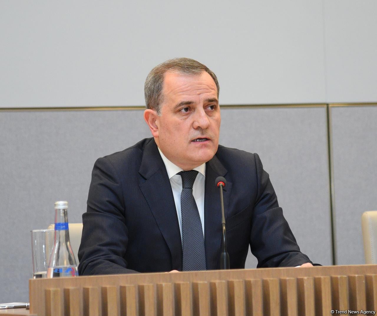 Ceyhun Bayramov mətbuat konfransı keçirib (FOTO/VİDEO) (ƏLAVƏ OLUNUB)