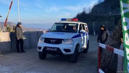 Sülhməramlılara məxsus minik avtomobilinin  Laçın yolundan maneəsiz keçidinə şərait yaradılıb (FOTO/VİDEO)