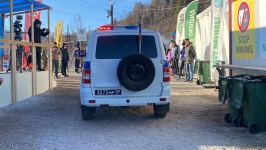 Sülhməramlılara məxsus minik avtomobilinin  Laçın yolundan maneəsiz keçidinə şərait yaradılıb (FOTO/VİDEO)