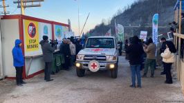 BQXK-nın daha üç avtomobili Laçın yolundan maneəsiz hərəkət edib (FOTO)