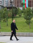 Prezident İlham Əliyev Bakıda Mərkəzi Parkın ikinci hissəsinin açılışında iştirak edib (FOTO/VİDEO) (YENİLƏNİB)