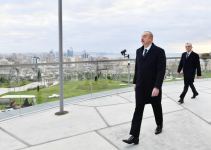 Prezident İlham Əliyev Bakıda Mərkəzi Parkın ikinci hissəsinin açılışında iştirak edib (FOTO/VİDEO) (YENİLƏNİB)