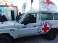 Xankəndi-Laçın yolunda BQXK-nın daha 3 avtomobilinin keçidinə şərait yaradılıb (FOTO)