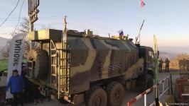 Sülhməramlılara aid avtomobillər Laçın yolundan maneəsiz keçib (FOTO/VİDEO)