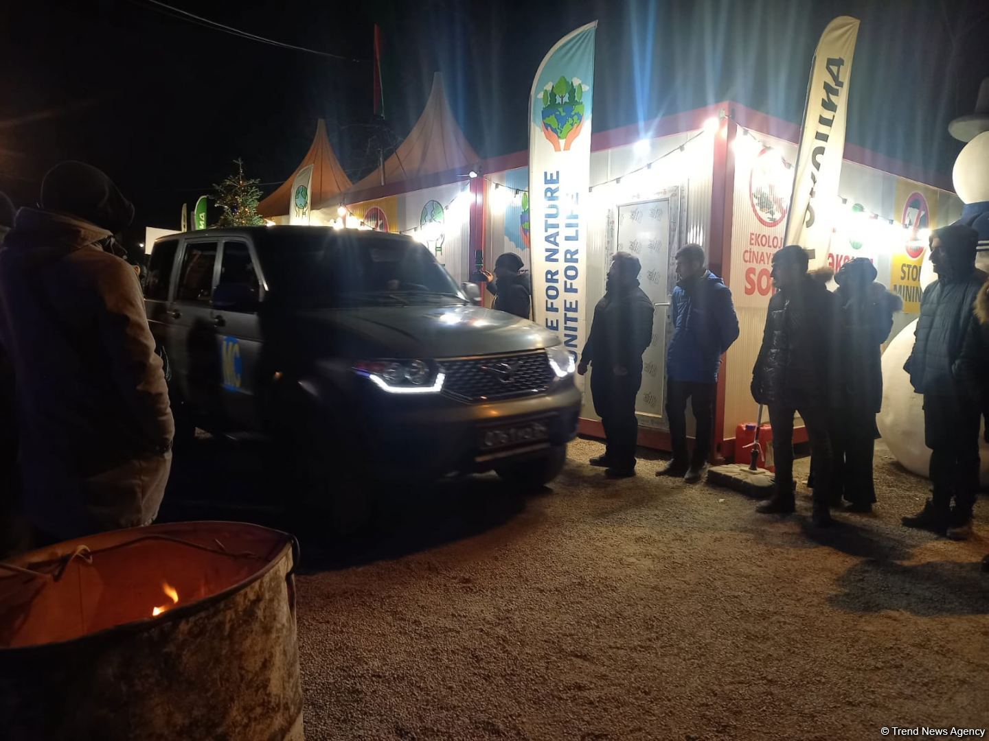 Sülhməramlılara aid daha bir avtomobil Laçın yolundan maneəsiz keçib (FOTO)