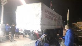 Sülhməramlılara aid avtomobillər Laçın yolundan maneəsiz keçib (FOTO/VİDEO)