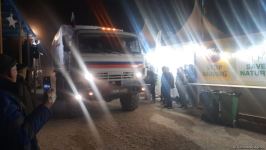 Sülhməramlılara aid avtomobillər Laçın yolundan maneəsiz keçib (FOTO/VİDEO)