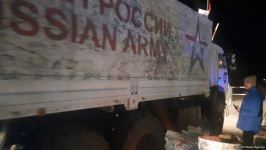 Sülhməramlılara aid avtomobillər Laçın yolundan maneəsiz keçib (FOTO/VİDEO)