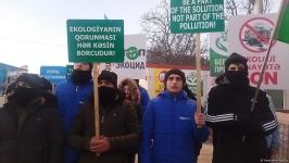 Laçın yolunda etiraz aksiyasının 24-cü günü (FOTO)