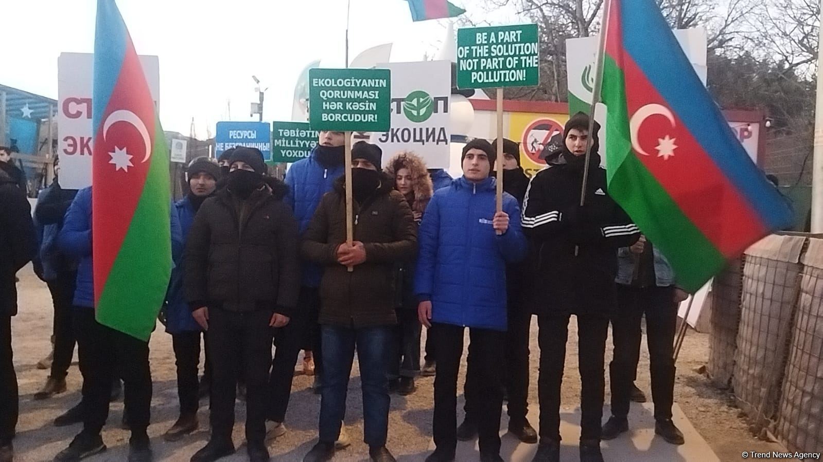 Laçın yolunda etiraz aksiyasının 24-cü günü (FOTO)