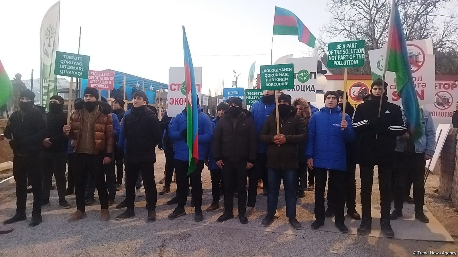 Laçın yolunda etiraz aksiyasının 24-cü günü (FOTO)