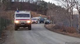 Sülhməramlılara aid 8 avtomobil Laçın yolundan maneəsiz keçib (FOTO)