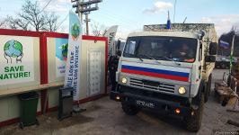 Sülhməramlılara aid 4 avtomobil Laçın yolundan maneəsiz keçib (FOTO)