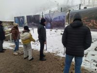 Ekokönüllülərin aksiya keçirdiyi ərazidə fotosərgi təşkil olunub (FOTO)