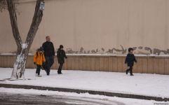 Qarlı Bakıdan FOTOREPORTAJ