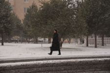 Qarlı Bakıdan FOTOREPORTAJ