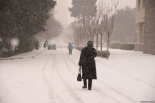 Qarlı Bakıdan FOTOREPORTAJ