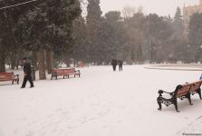 Qarlı Bakıdan FOTOREPORTAJ