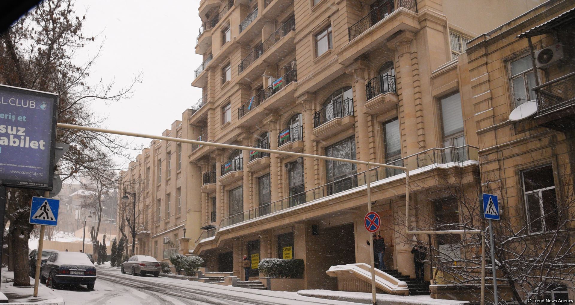 Qarlı Bakıdan FOTOREPORTAJ