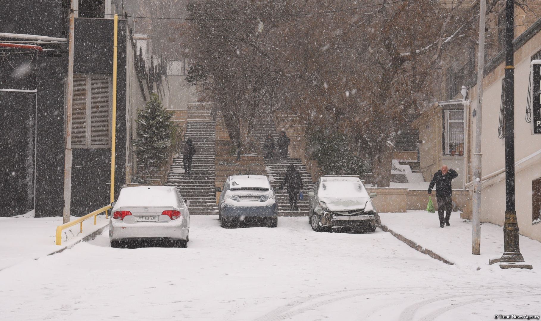 Qarlı Bakıdan FOTOREPORTAJ