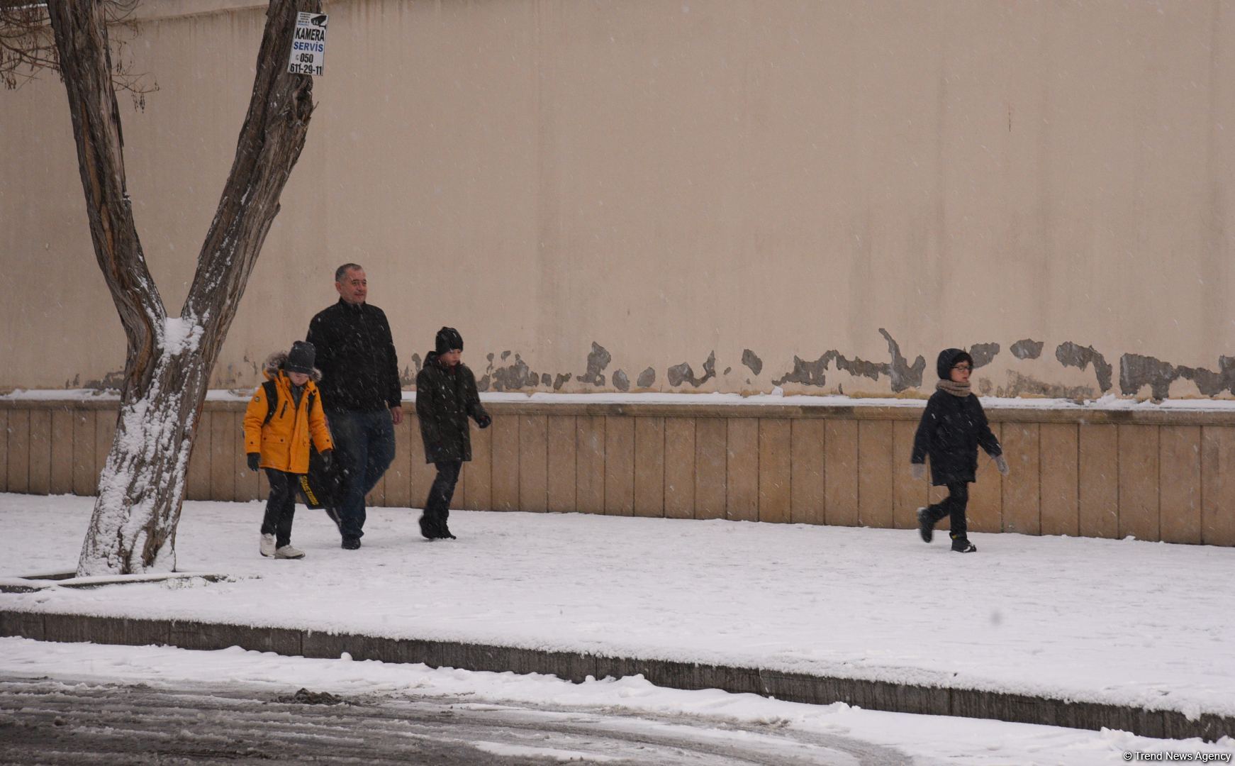 Qarlı Bakıdan FOTOREPORTAJ