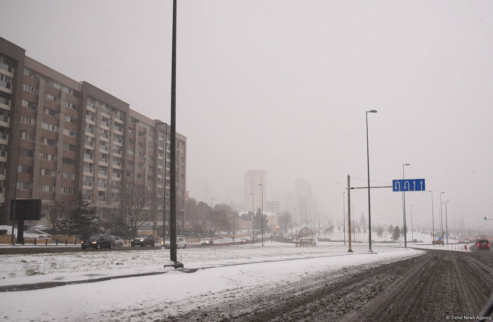 Qarlı Bakıdan FOTOREPORTAJ