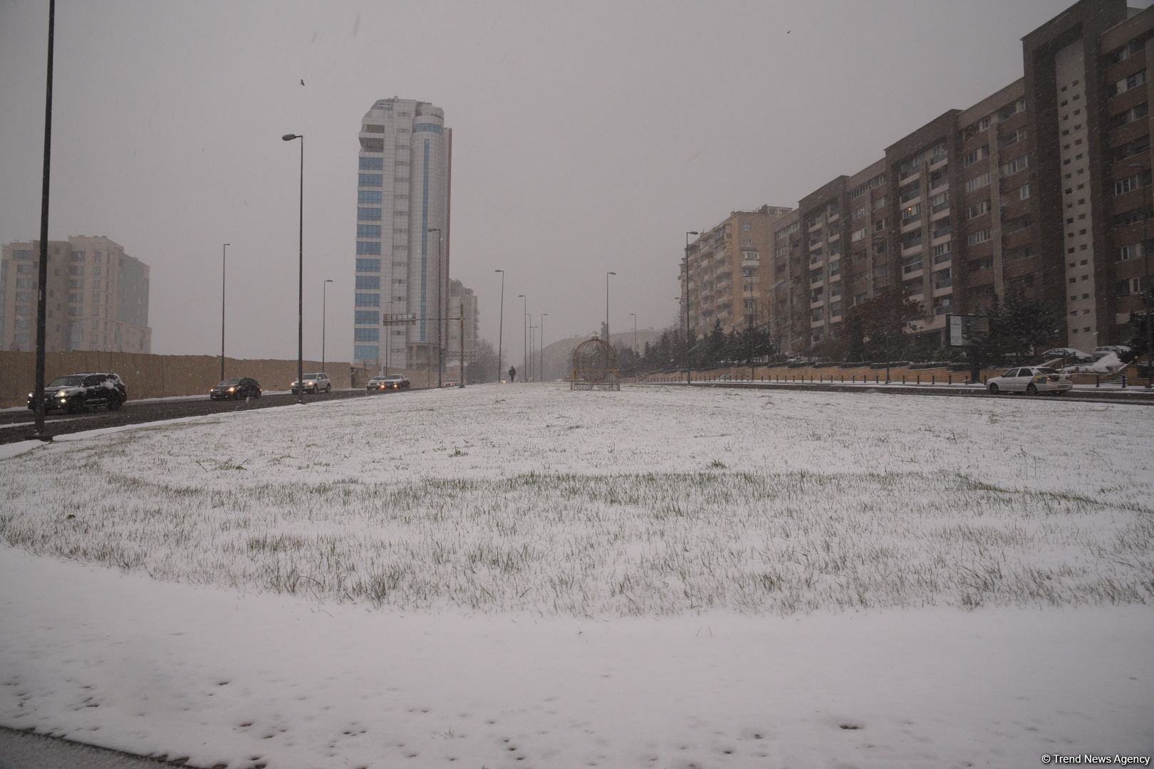 Qarlı Bakıdan FOTOREPORTAJ