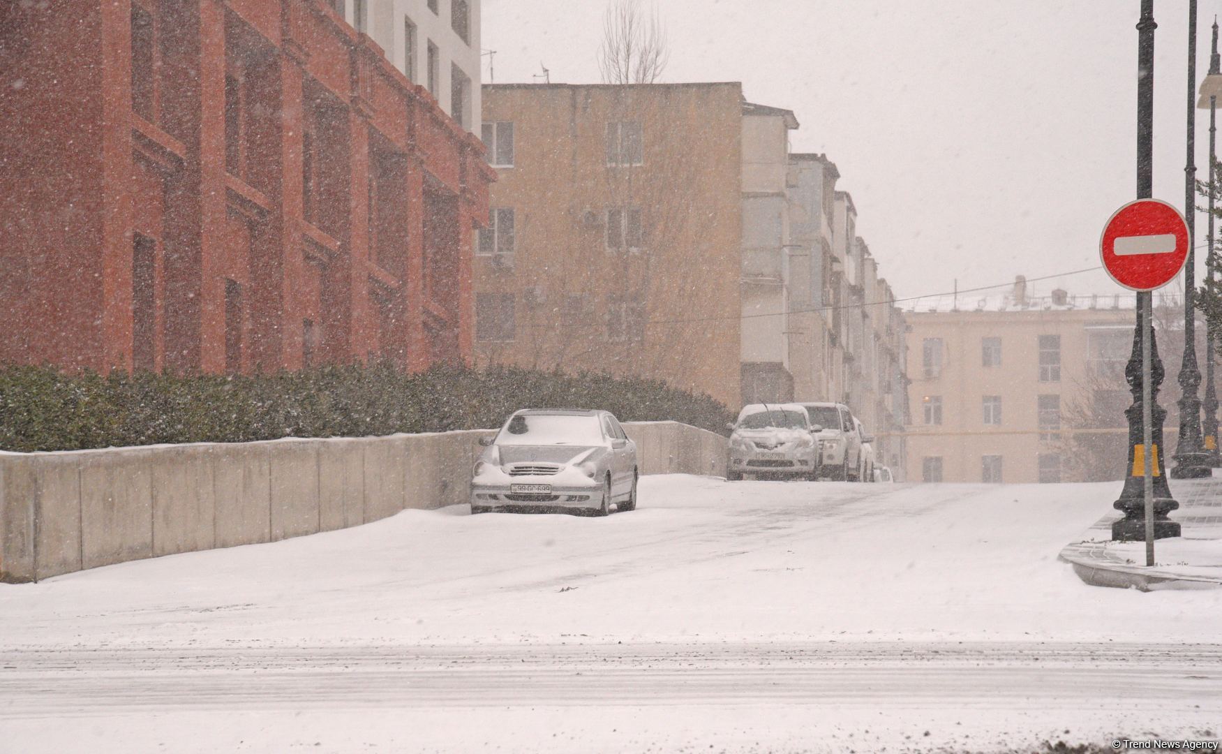 Qarlı Bakıdan FOTOREPORTAJ